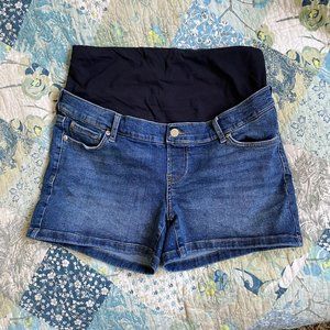 EUC Gap 4" Maternity Full Panel Denim Shorts - Size 30 (10)